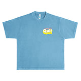 Adam "If You Don't Quit" Blue Boxy Tee