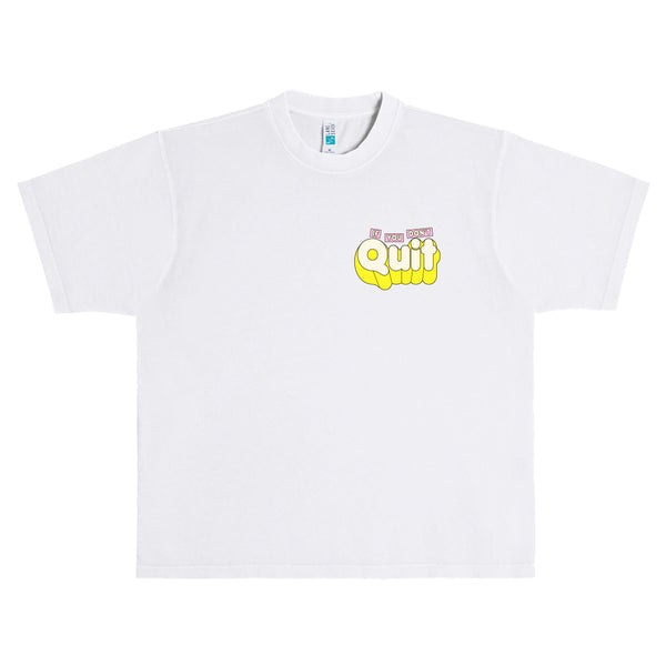 Adam "If You Don't Quit" White Boxy Tee