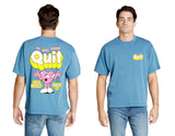 Adam "If You Don't Quit" Blue Boxy Tee