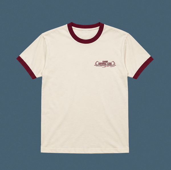 Camp Cyrstal Lick Ringer T-Shirt