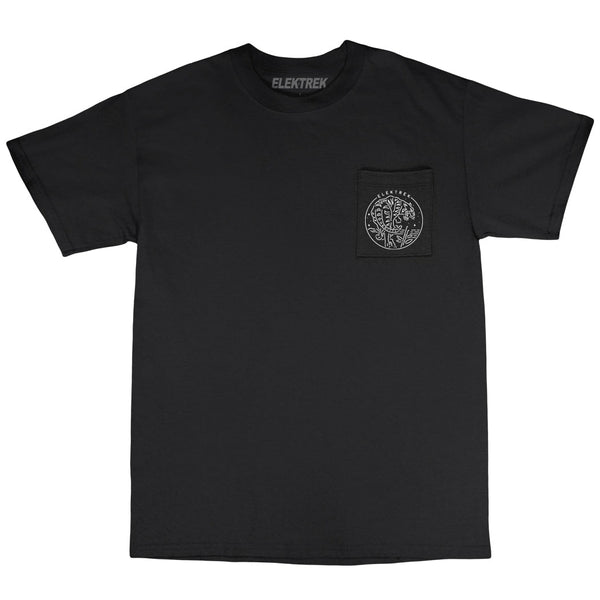 Elektrek Tiger Crest - Pocket T - Shirt - Elektrek Clothing