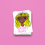 E.T. Sashay Away Sticker - Elektrek Clothing