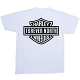 FNC Harley White Tee - Elektrek Clothing