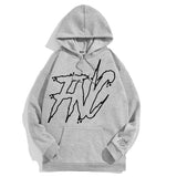 FNC Logo Grey Hoodie - Elektrek Clothing