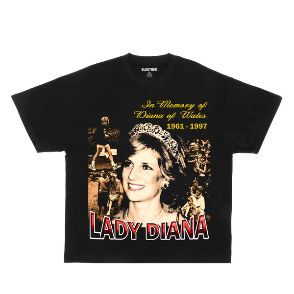 Elektrek x Never Forever Club | Lady Diana Bootleg Tee